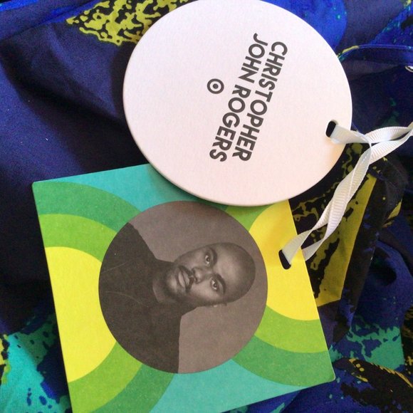 Christopher John Rogers Floral Puff Sleeve Dress - Picture 4 of 6